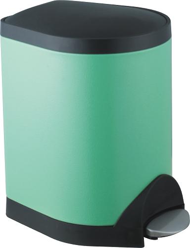 Foot pedal stainless steel dustbin S-5A（Green）