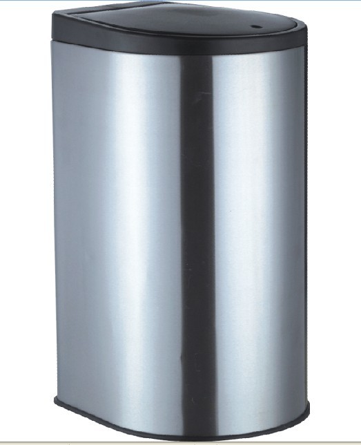 Foot pedal stainless steel dustbin H-40B